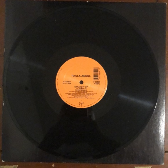 Paula Abdul Straight Up Vinyl Lp '88 - Picture 3 of 5